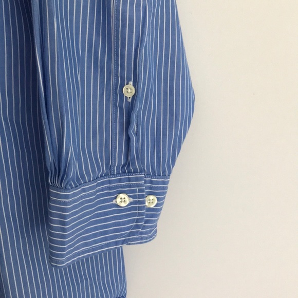 BROOKS BROTHERS BUTTON DOWN 2/3 SLEEVE SHIRT - Picture 3 of 4